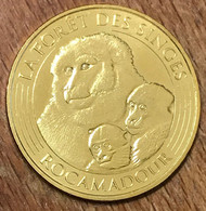 46 ROCAMADOUR LE FORÊT DES SINGES MDP 2017 MÉDAILLE MONNAIE DE PARIS JETON TOURISTIQUE TOKENS MEDALS COINS - 2017