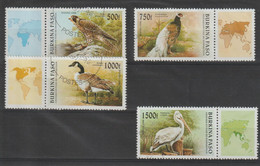 Burkina Faso 1996 Oiseaux 975-978 4 Val Oblit. Used - Burkina Faso (1984-...)