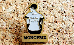 Pin's PIN-UPS - 60° Anniversaire MONOPRIX 1992 - Peint Cloisonné - Fabricant Inconnu - Pin-ups