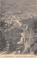 63-LA-BOURBOULE-VUE PRISE DE LA TERRASSE DU FENICULAIRE - La Bourboule