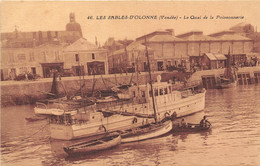 85-LES-SABLES-D'OLONNE- LE QAUI DE LA POISSONNERIE - Sables D'Olonne