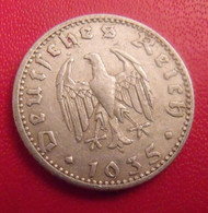 Allemagne Germany  Deutsches Reich. 50 Pfennig 1935 - 50 Reichspfennig
