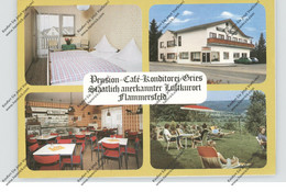 5232 FLAMMERSFELD, Pension Cafe Konditorei GRIES, Doppel-Karte - Altenkirchen