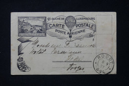 LUXEMBOURG - Carte Par Ballon En 1927 Pour La France ( Affranchissement Disparu ) - L 87477 - Cartas & Documentos