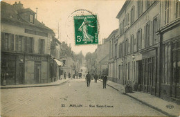 Melun * La Rue St Liesne * Grand Hôtel St Nicolas - Melun