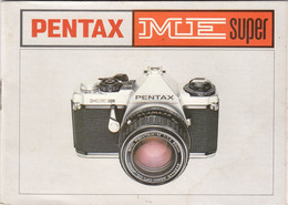 Pentax MUE Super Camera Manual Instructions Book Prospect - Fototoestellen