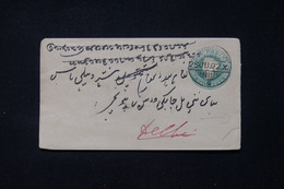 INDES ANGLAISES - Entier Postal Type Victoria Pour Delhi En 1902, Voir Cachets Au Verso - L 87489 - 1882-1901 Keizerrijk