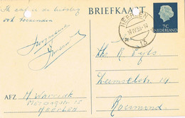 39259. Entero Postal HEERLEN (Holland) 1955 To Roermond - Andere & Zonder Classificatie