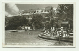 SANTOS - BRASIL - PISCINA DO GRANDE HOTEL - GUARUJA' ( FOTO POSTAL COLOMBO ) - NV  FP - São Paulo