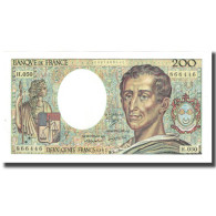 France, 200 Francs, 1987, SPL, Fayette:70.7, KM:155b - 200 F 1981-1994 ''Montesquieu''