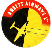 ANSETT AIRWAYS LTD - Etiquetas De Equipaje