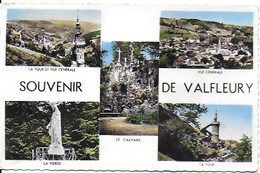 Valfleury - Multi Vues  : Tour Et Vue Générale, La Vierge Et Le Calvaire - Sonstige & Ohne Zuordnung