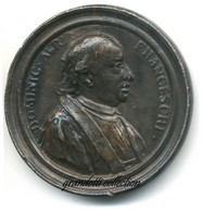 DOMENICO AURELIO FRANCESCHI ABATE DOMENICANO 1800 MEDAGLIA CON LA FEDE - Royaux/De Noblesse