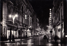 BARI Di Notte - Via Vittorio Veneto  - F/G - V: 1960 - Bari