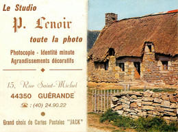 Guérande * Photographie Photographe Studio P. LENOIR 15 Rue St Michel * Petit Calendrier Pub 1978 * Calendar Almanach - Guérande