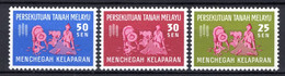 1963 - PERSEKUTUAN TANAH MELAYU - Mi. 32/34- LH - (5128-1.2...) - Federation Of Malaya