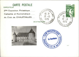 SALONS DE COLLECTIONS - Salon De Cartes Postales - Exposition Philatélique - 71 CHAUFFAILLES - 1978 - Bourses & Salons De Collections