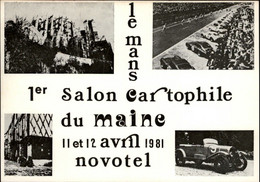 SALONS DE COLLECTIONS - Salon De Cartes Postales - LE MANS - 1981 - Bourses & Salons De Collections