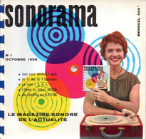 Sonorama N° 1 : La Vraie Bardot, JL Barrault, L'opéra De Bécaud, Les Platters, Actualités Du 13 Mai Au 4 Septembre 1958 - Formats Spéciaux