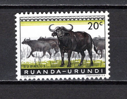 RUANDA-URUNDI   N° 206    NEUF AVEC CHARNIERE   COTE 0.15€    ANIMAUX - Unused Stamps