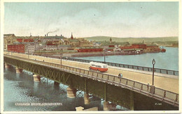 CRAIGAVON BRIDGE - LONDONDERRY - N. IRELAND - UNUSED - VALENTINES CARBO COLOUR - Londonderry