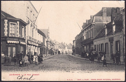 +++ CPA - QUIEVRAIN - La Rue Debast - Animée   // - Quiévrain