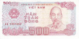 BILLETE DE VIETNAM DE 500 DONG DEL AÑO 1988 SIN CIRCULAR (UNCIRCULATED) (BANKNOTE) - Viêt-Nam