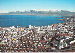 ISLANDE Iceland REYKJAVIK View Over City (philatélie Timbre Stamp ISLAND) - Islande