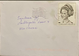 Omslag Uit België Met Zegel Nrs 2974 Used - Enveloppes