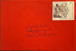 Omslag Uit België Met Zegel Nrs 2741 Used - Enveloppes