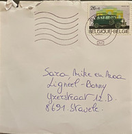 Omslag Uit België Met Zegel Nrs 2235 Used - Enveloppes