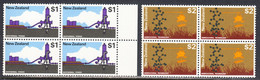 New Zealand 1970 Mint No Hinge, Blocks, Sc# ,SG 933-934 - Ongebruikt