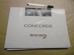 CONCORDE BRITISH AIRWAYS - Pochette Sac Papier Publicitaire KEENPACK - Publicité Cie Aérienne British Airways CONCORDE - Werbung