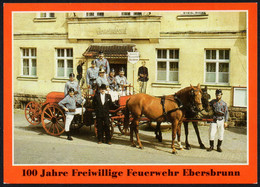 E8084 - TOP Ebersbrunn Feuerwehr Pferdegespann - Bild Und Heimat Reichenbach - Zwickau