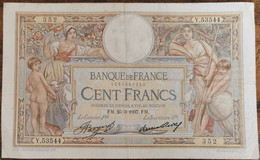 Billet 100 Francs LUC OLIVIER MERSON  25 = 3 = 1937  FRANCE  Y.53544 - 100 F 1908-1939 ''Luc Olivier Merson''