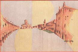 ITALIA - ITALY - ITALIE - Carpi, Piazza Martiri, Disegno Di O.Sacchi E A. Rustichelli - Not Used - Carpi