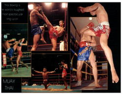 (HH 20) Thailand - Thai Boxing (with Stamp) Posted To Philippines - Boxing