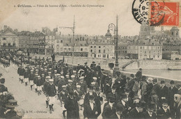 Orleans . Fetes Jeanne Arc Sociétés De Gymnastique  Lampe .envoi Grand Hotel Rosenbad Burtscheid Aachen - Gymnastiek