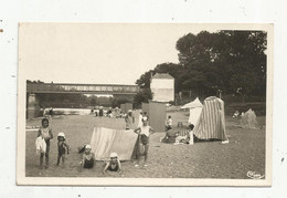 JC , Cp , 36 , CHABRIS , La Plage , Coté Chabris, Coll. Gallier, Voyagée - Autres & Non Classés