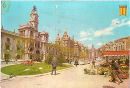 Spain & Circulado, Plaza Del Caudillo, Valencia, Lisboa Portugal 1964 (12) - Monuments