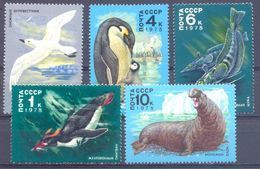 1978. USSR/Russia, Antarctic Fauna, 5v,  Mint/** - Unused Stamps