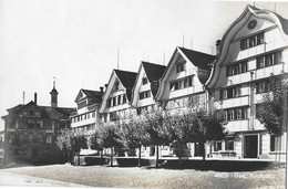 GAIS → Kirchplatz Mit Gasthof Krone & Hotel Couronne Anno 1924 - Gais
