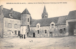 95-NESLES-LA-VALLEE- INTERIEUR DE LA FERME ( MoNUMENT HISTORIQUE DU XVIeS ) - Nesles-la-Vallée