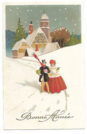 CPA  Carte Postale BONNE ANNEE 1945 - New Year
