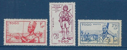 Togo YT 208 à 210 " Défense De L'Empire " 1941 Neuf** - Ungebraucht