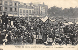 CPA 56 PARDON DE SAINTE ANNE D AURAY LA PROCESSION - Sainte Anne D'Auray