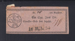 Hessen Chausee Geld 1854 Nauheim - [ 1] …-1871 : Stati Tedeschi