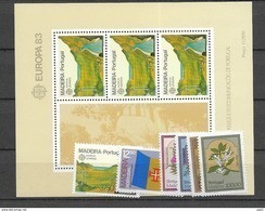 1983 MNH Madeira Year Complete, Postfris - Madeira