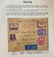 BELGISCH CONGO BELGE LP A'PEN> LEO 28/3/1934 - Posta Aerea: Storia Postale