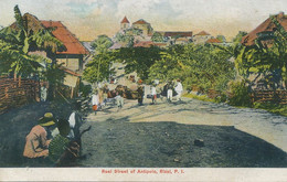 Real Street Antipolo Rizal  Hand Colored .  Edit Arias Fernandez - Philippines